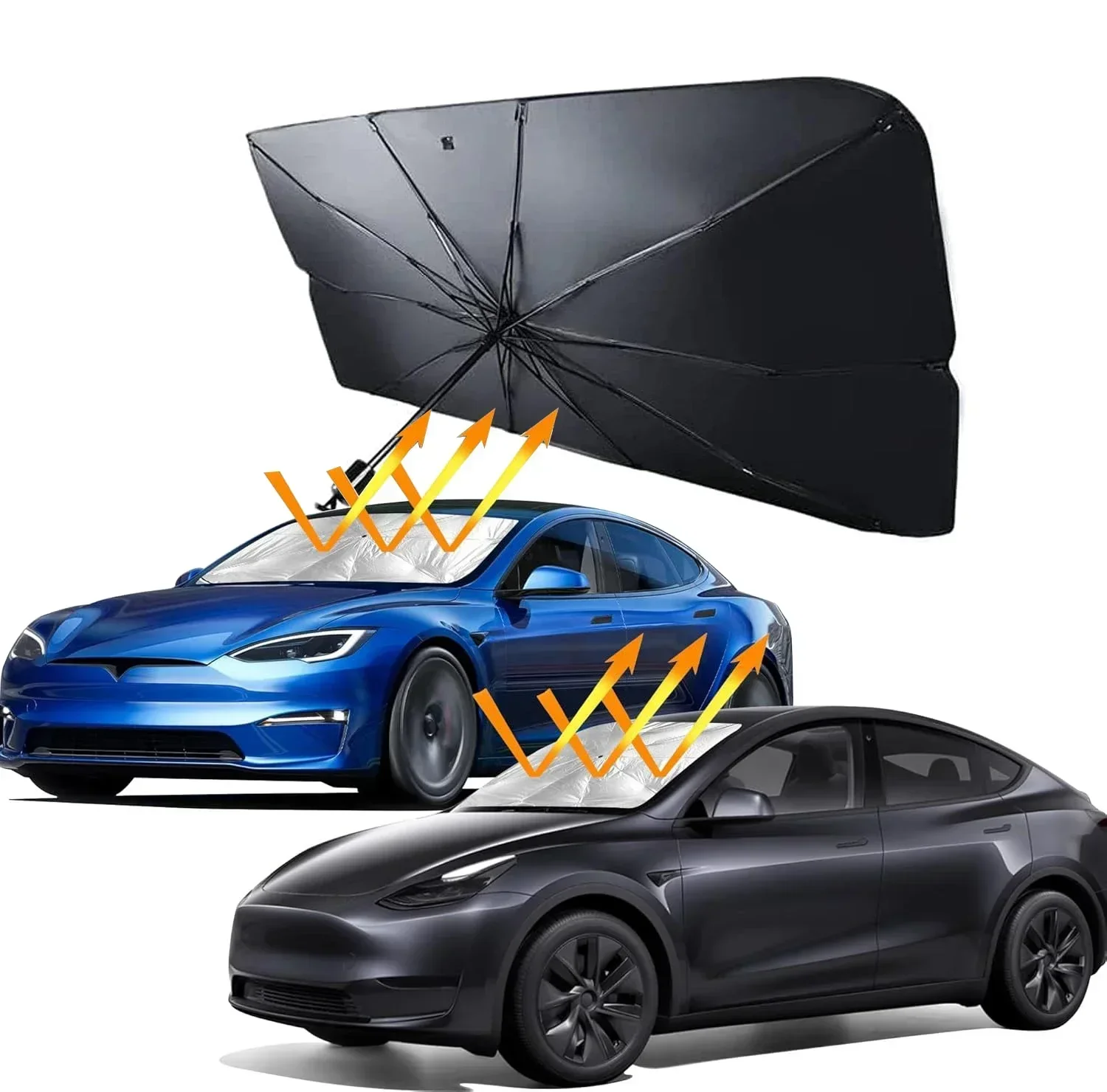 Car Umbrella Sunshade Windshie - Building Blocks recension och pris