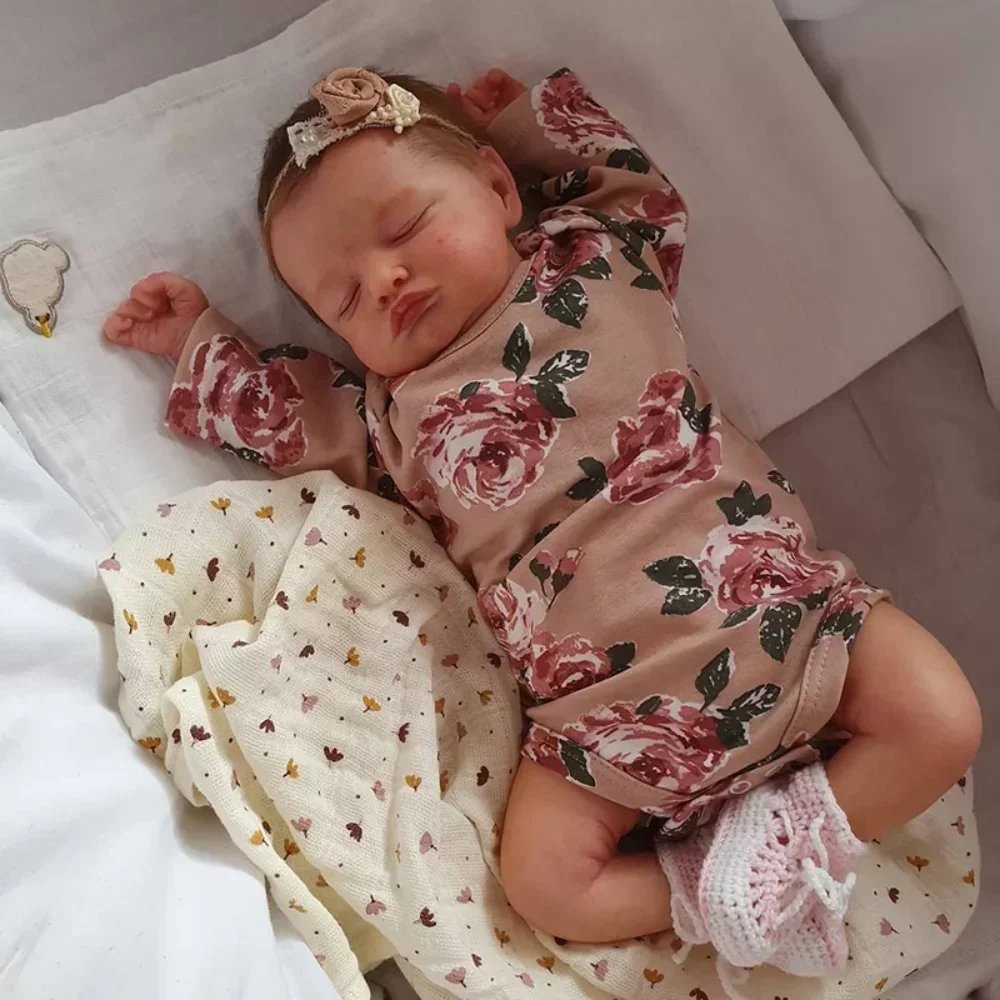 49CM Full Body Vinyl Silicone  - Reborn Baby Doll Silicone Realistic recension och pris