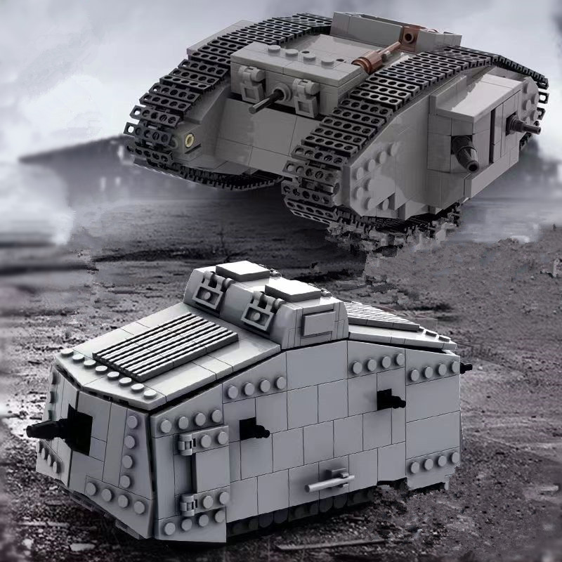 Hot Germany Military Building  - Lego Compatible Military Tank recension och pris