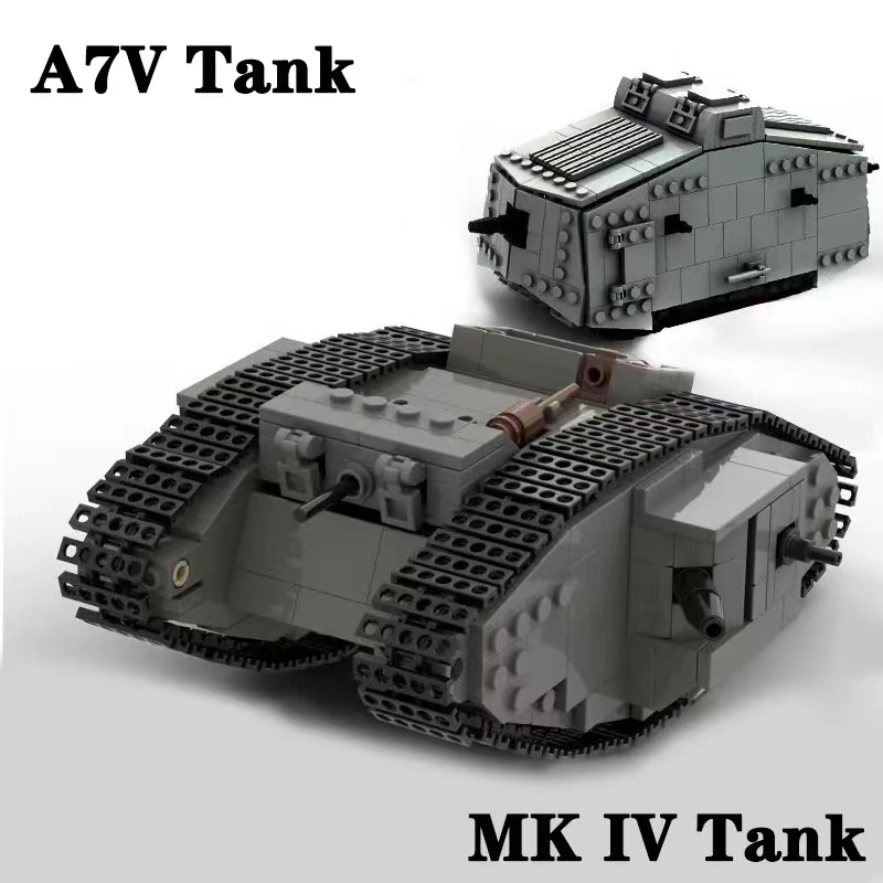 Hot Germany Military Building  - Lego Compatible Military Tank recension och pris